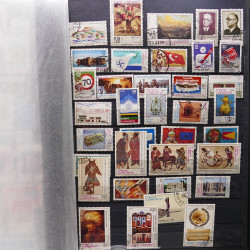 Lot de timbres de Turquie oblitérés en un album.