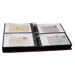 Collection Marcophilie Strasbourg et Alsace classique en un album.