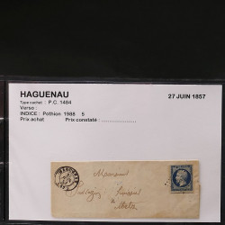 Collection Marcophilie Strasbourg et Alsace classique en un album.