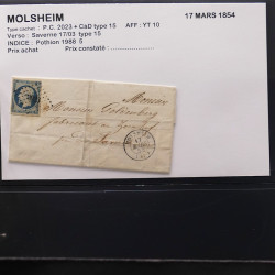 Collection Marcophilie Strasbourg et Alsace classique en un album.