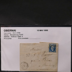 Collection Marcophilie Strasbourg et Alsace classique en un album.