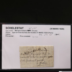 Collection Marcophilie Strasbourg et Alsace classique en un album.