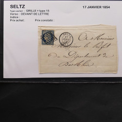 Collection Marcophilie Strasbourg et Alsace classique en un album.