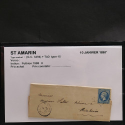 Collection Marcophilie Strasbourg et Alsace classique en un album.