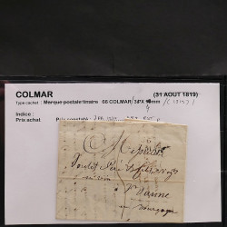 Collection Marcophilie Strasbourg et Alsace classique en un album.