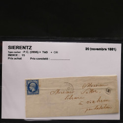 Collection Marcophilie Strasbourg et Alsace classique en un album.