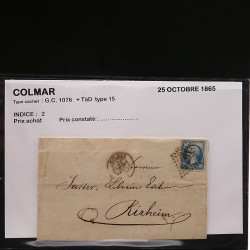 Collection Marcophilie Strasbourg et Alsace classique en un album.