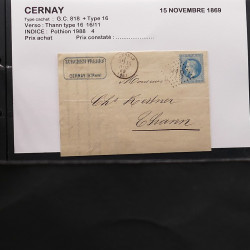 Collection Marcophilie Strasbourg et Alsace classique en un album.