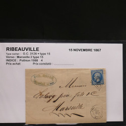 Collection Marcophilie Strasbourg et Alsace classique en un album.