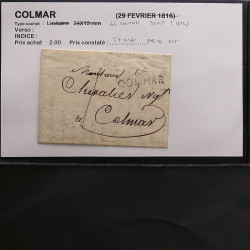 Collection Marcophilie Strasbourg et Alsace classique en un album.