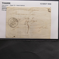 Collection Marcophilie Strasbourg et Alsace classique en un album.