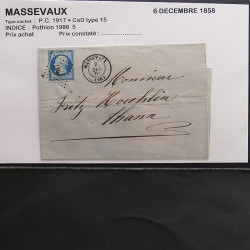 Collection Marcophilie Strasbourg et Alsace classique en un album.