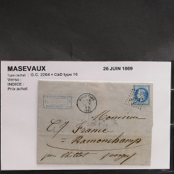 Collection Marcophilie Strasbourg et Alsace classique en un album.