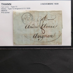 Collection Marcophilie Strasbourg et Alsace classique en un album.