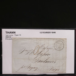 Collection Marcophilie Strasbourg et Alsace classique en un album.