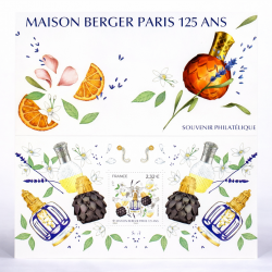 Bloc souvenir N°205 Maison Berger - 125 ans neuf**.