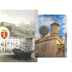 2 euros commémorative Malte 2026 coffret BU - La Valette.