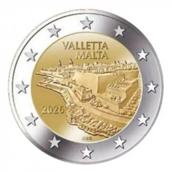 2 euros commémorative Malte 2026 coffret BU - La Valette.
