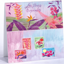 Blocs souvenirs N°213 Fleurs tropicales neuf**.