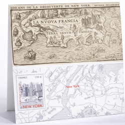 Bloc souvenir N°214 La Découverte de New York neuf**.