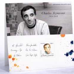 Bloc souvenir N°216 Charles Aznavour neuf**.
