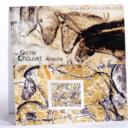 Bloc souvenir N°218 La grotte Chauvet neuf**.