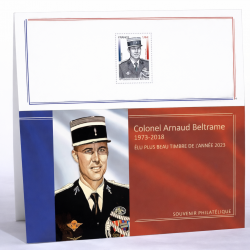 Bloc souvenir N°220 Colonel Arnaud Beltrame neuf**.