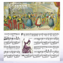 Bloc souvenir N°223 Opéra Carmen neuf**.