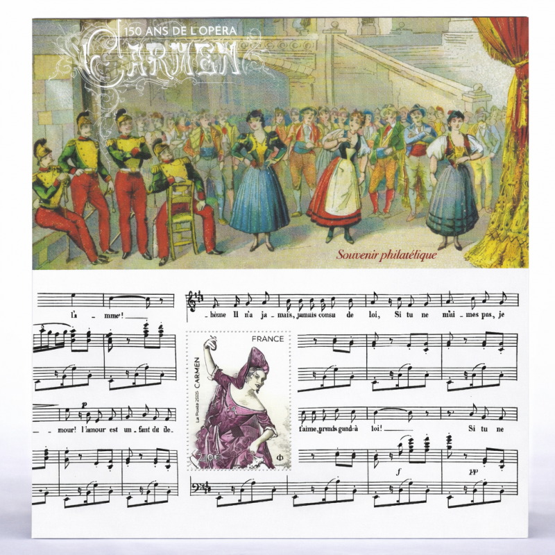 Bloc souvenir N°223 Opéra Carmen neuf**.
