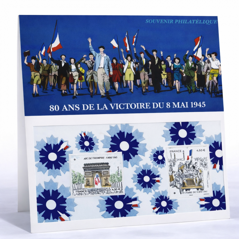 Bloc souvenir N°225 - 80 ans de la Victoire du 8 mai 1945 neuf**.