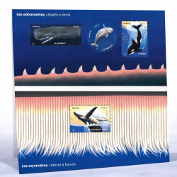Bloc souvenir Les cétacés neuf**.