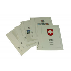 Feuilles préimprimées Lindner-T Suisse 2023-2024.