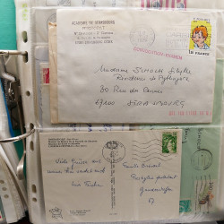 Gigantesque vrac d'histoire postale France et tous pays en un carton.