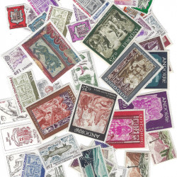 Andorre Français 50 timbres de collection neufs** tous différents.