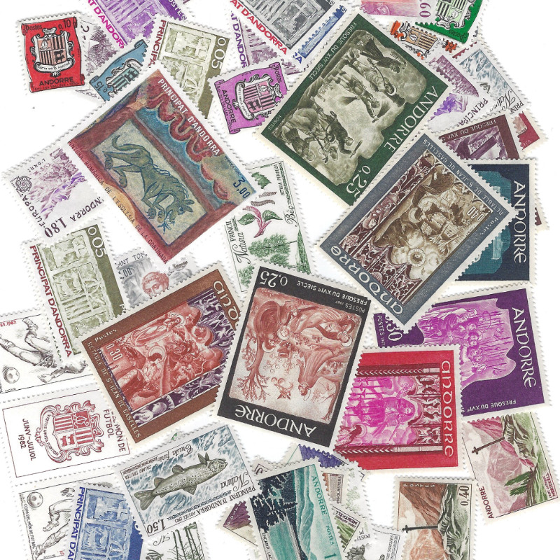 Andorre Français 50 timbres de collection neufs** tous différents.