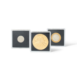 Capsules numismatiques carrées Quadrum 14mm.