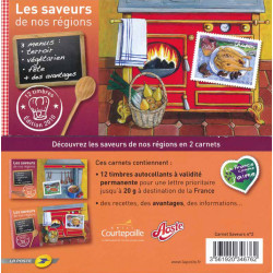 Timbres autoadhésifs de France N°443-454, les saveurs de nos régions (2).