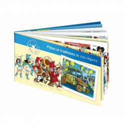 Timbres autoadhésifs de France N°578-589, Fêtes de nos régions (2).