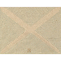 Cameroun série Spitfire oblitérés sur enveloppe avec flamme 8-12-1940.