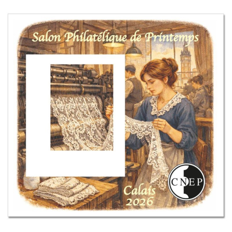 Bloc C.N.E.P. N°103a Calais 2026 non dentelé.