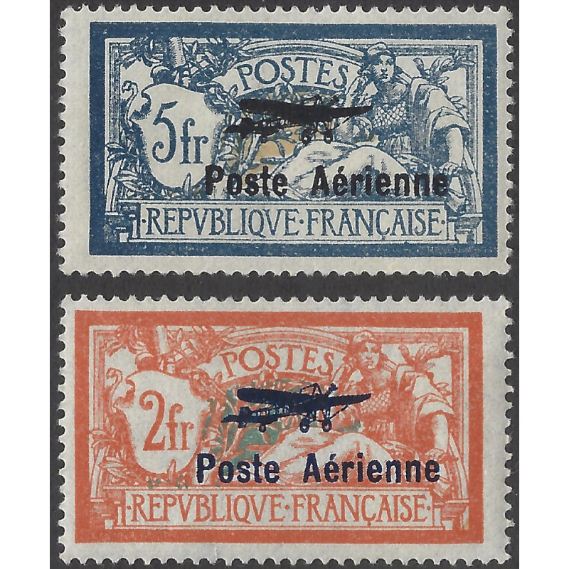 Timbres poste aérienne N°1-2 série neuf*.
