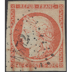 Cérès timbre de France N°5 oblitéré.