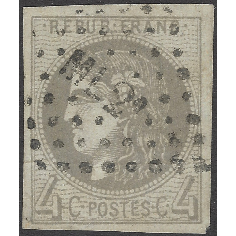 Bordeaux timbre de France N°41B oblitéré losange ambulant.