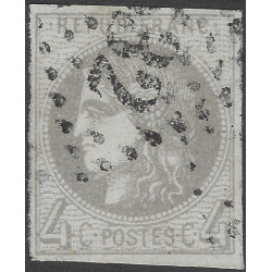 Bordeaux timbre de France N°41B oblitéré.