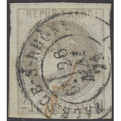Bordeaux timbre de France N°41B oblitéré.