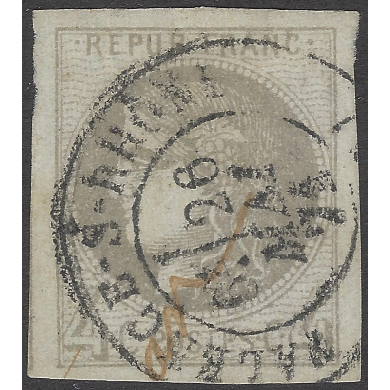 Bordeaux timbre de France N°41B oblitéré.