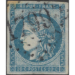Bordeaux timbre de France N°45C oblitéré.
