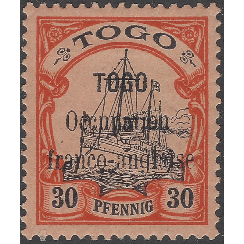 Togo timbre-poste occupation franco-anglaise N°27 neuf*.