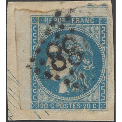 Bordeaux timbre de France N°46A bdf oblitéré.