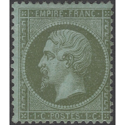 Empire dentelé timbre de France N°19a neuf (*).